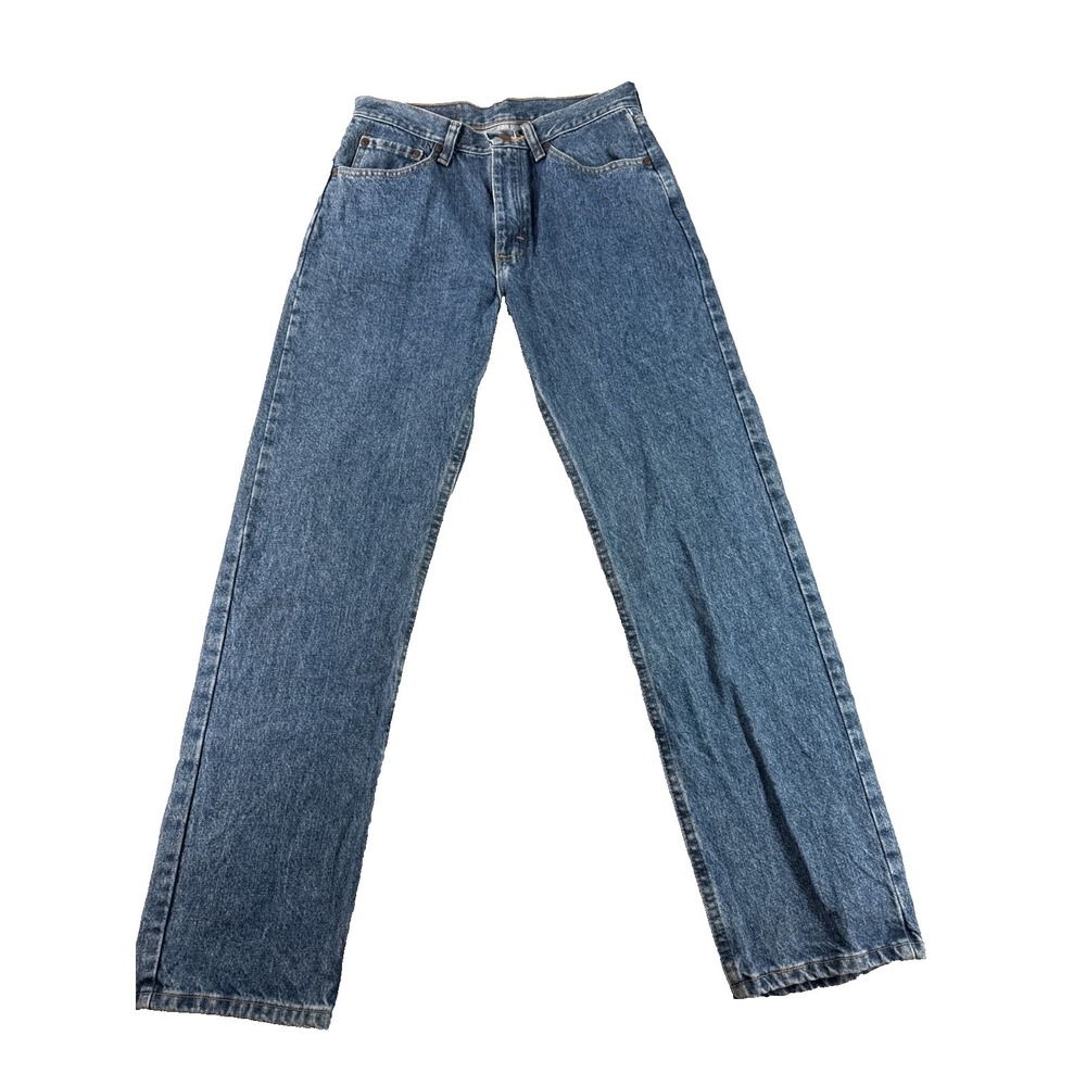 Wrangler Jeans Mens 29x30 Blue Regular Straight Leg Denim Medium Wash 100 Cotton